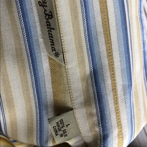 Tommy Bahama Men’s Long Sleeve 100 % Silk Shirt L - Picture 5 of 7